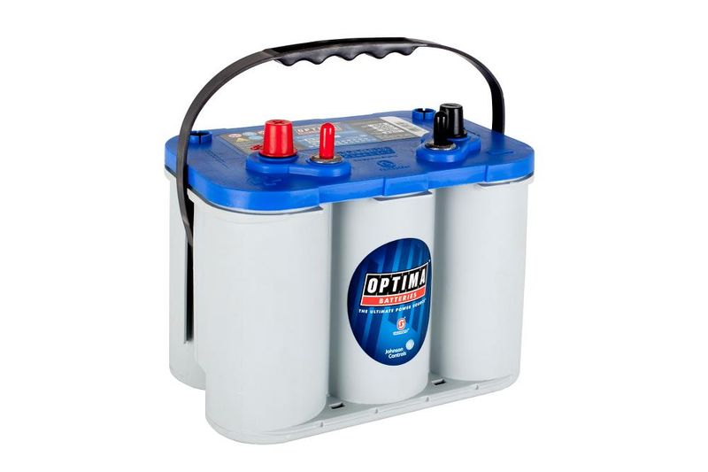 Optima BlueTop AGM DC 4.2L 12V 55Ah start og forbruksbatteri