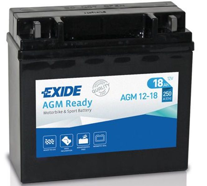 Hovedbilde 4584 EXIDE AGM MCbatteri   ...