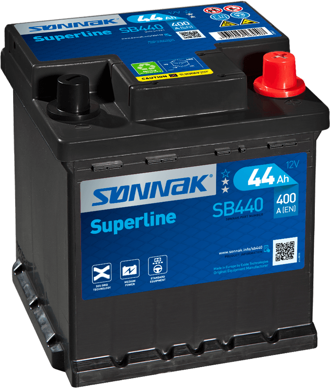 Sønnak Superline SB440 44Ah Kaldstart 400 EN  CCA