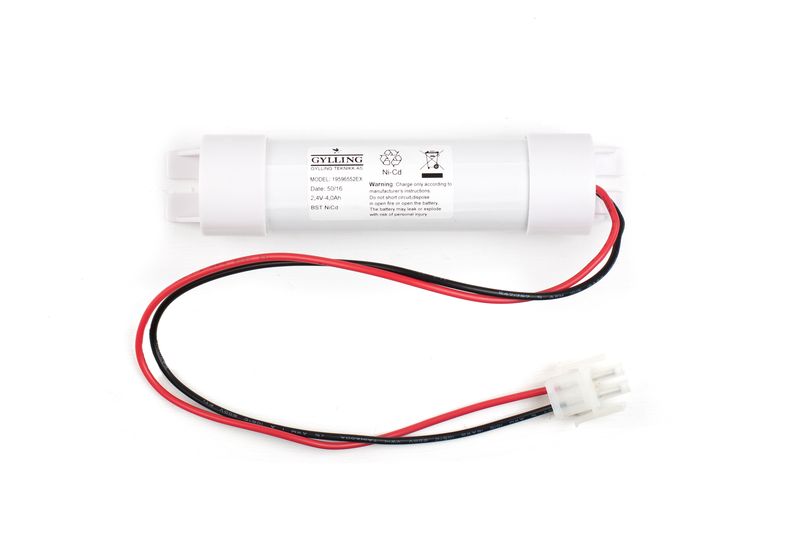 Nødlysbatteri BST EX 2.4V 4.0Ah NiCd