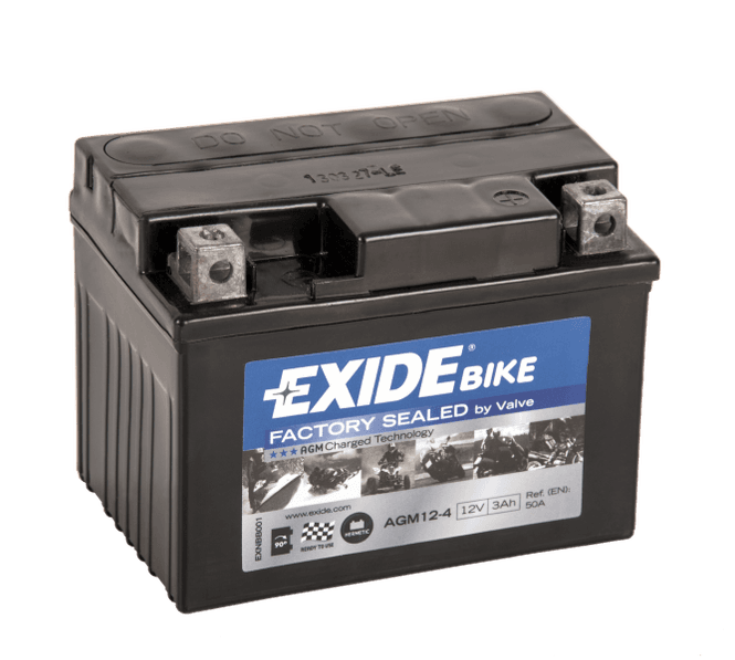Hovedbilde MCbatteri EXIDE AGM12-4  