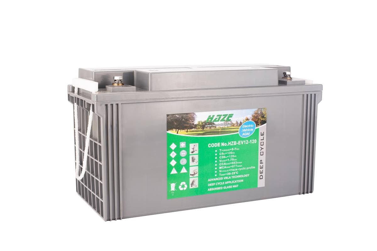 Haze HZB12-120EV 12V 128Ah M8 Insert