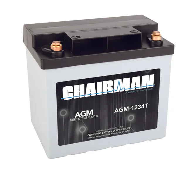 Hovedbilde Chairman AGM-1234T 12V 33AH