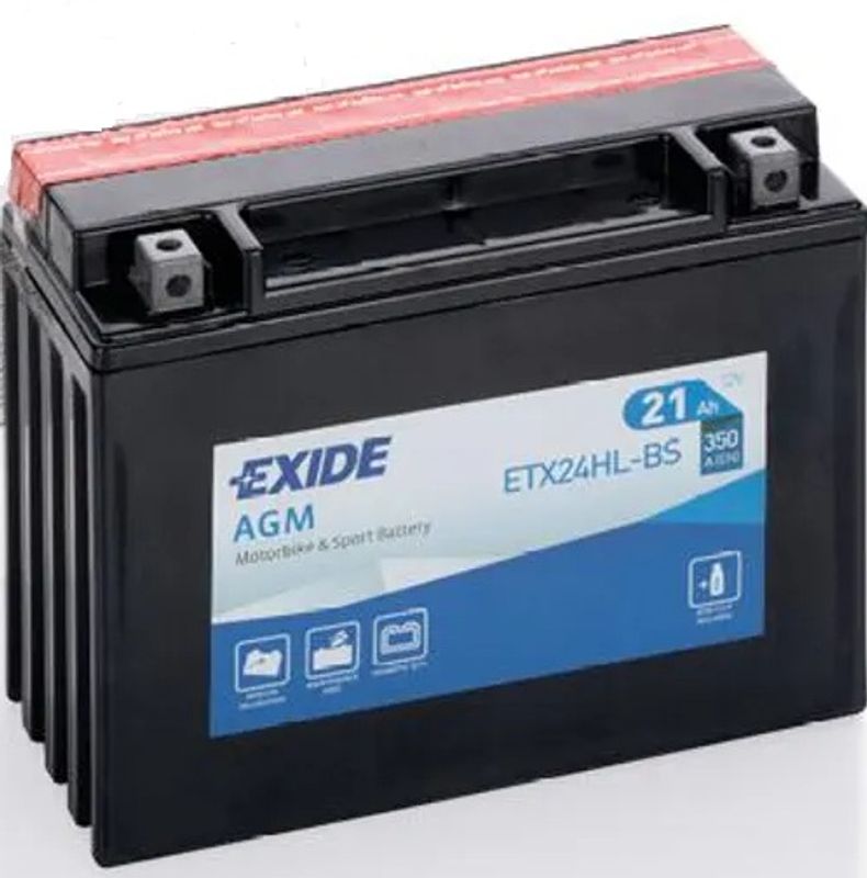 EXIDE AGM  ETX24HL-BS 12V 21AH passer BMW i3