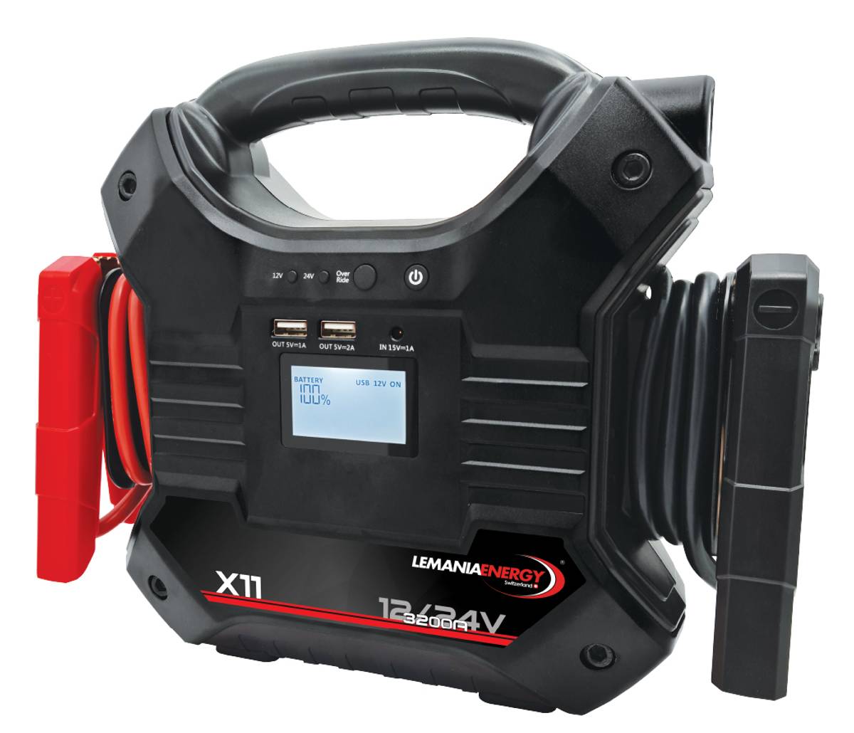 Lemania X11 SMART BOOSTER 12 og 24V 35000MAH